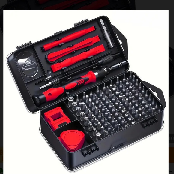 Strong Magnetic 115pc Multifunctional Screwdriver Set with Special Shaped Bits - Picture 1 of 5